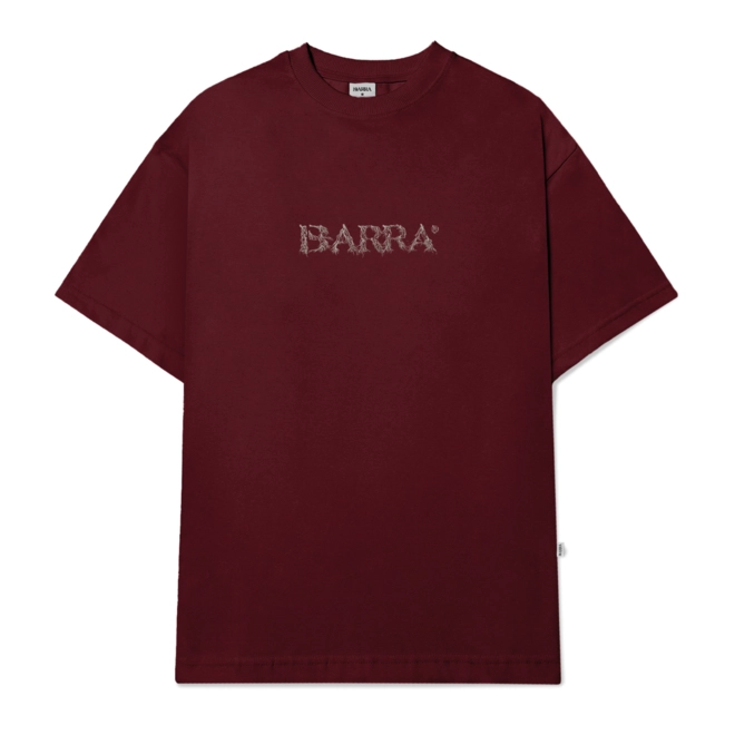 CAMISETA BARRA CREW LOGO RAIZES BORDO