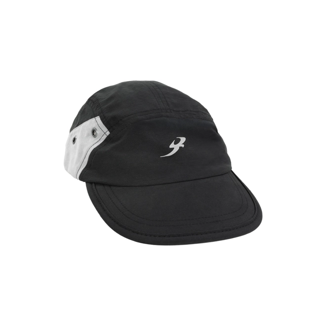 FIVE PANEL BARRA CIRCULAR B GARÇA PRETO