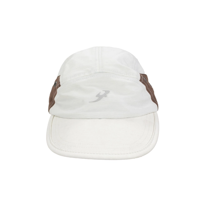 FIVE PANEL BARRA CIRCULAR B GARÇA BRANCO