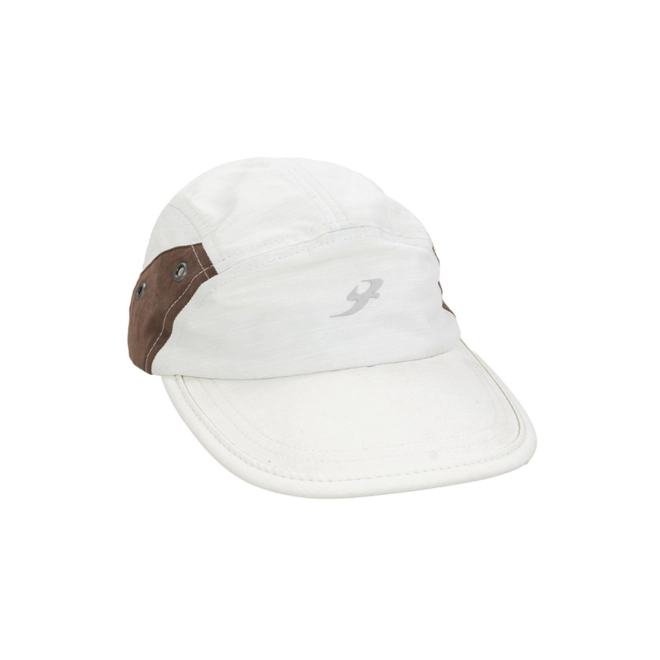 FIVE PANEL BARRA CIRCULAR B GARÇA BRANCO