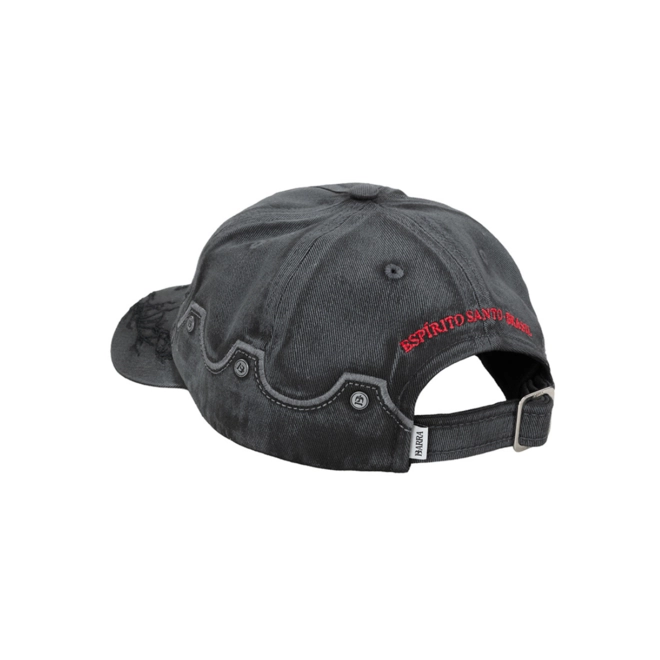 DAD HAT BARRA RAIZES LAVADO PRETO