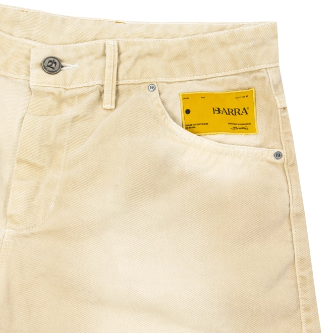 BERMUDA JEANS BARRA RAIZES