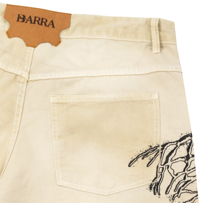 BERMUDA JEANS BARRA RAIZES