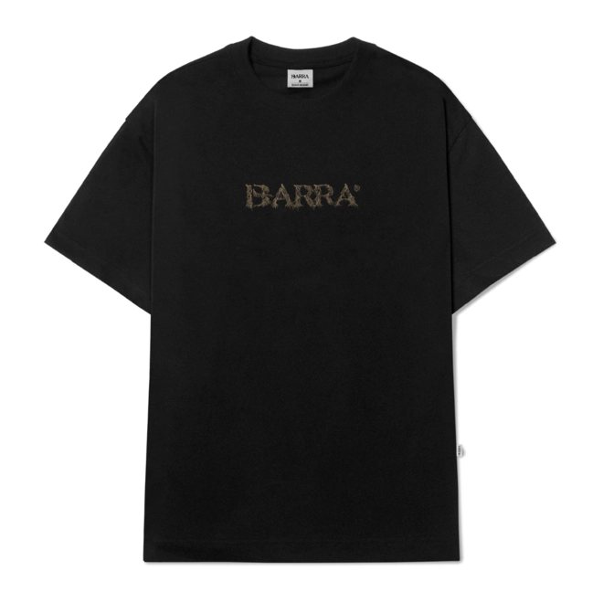 CAMISETA BARRA LOGO RAÍZES PRETA