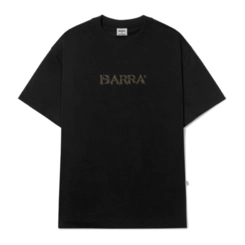 CAMISETA BARRA LOGO RAÍZES PRETA