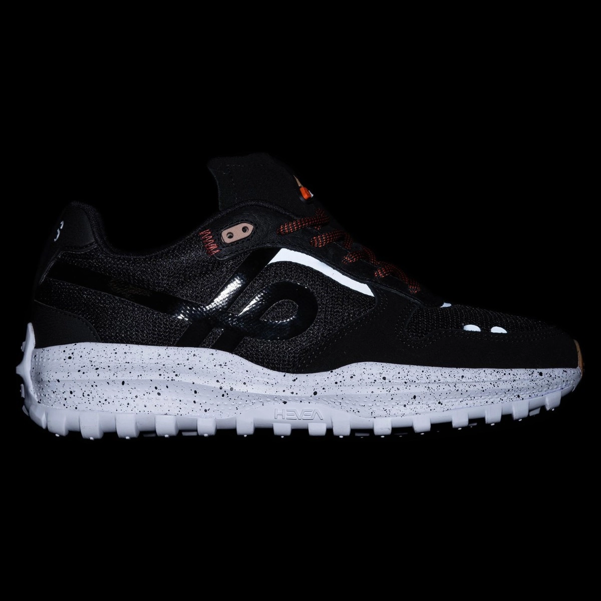 TENIS HEVEA DÖTS PRT REFLEX BRANCO LARANJA OE