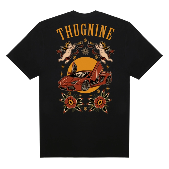 CAMISETA THUG NINE LAMBORGHINI