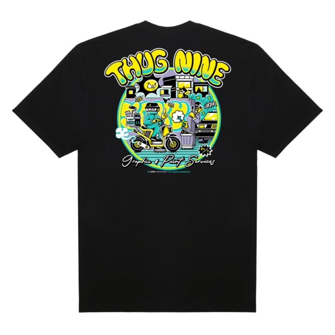 CAMISETA THUG NINE PAINT SERVICES