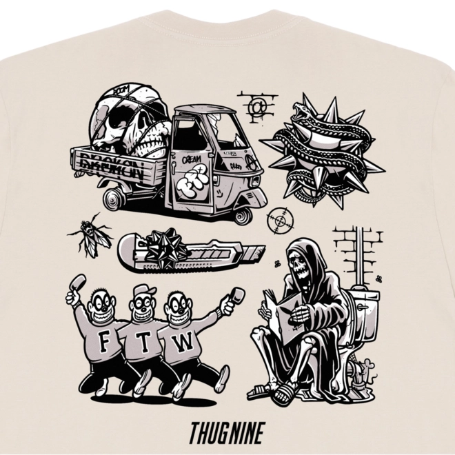 CAMISETA THUG NINE TURMOIL