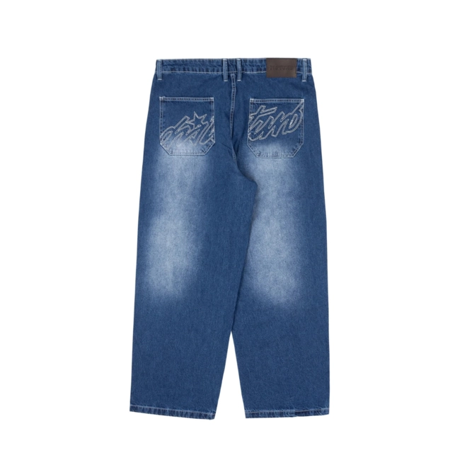CALCA DISTURB FADED DENIM