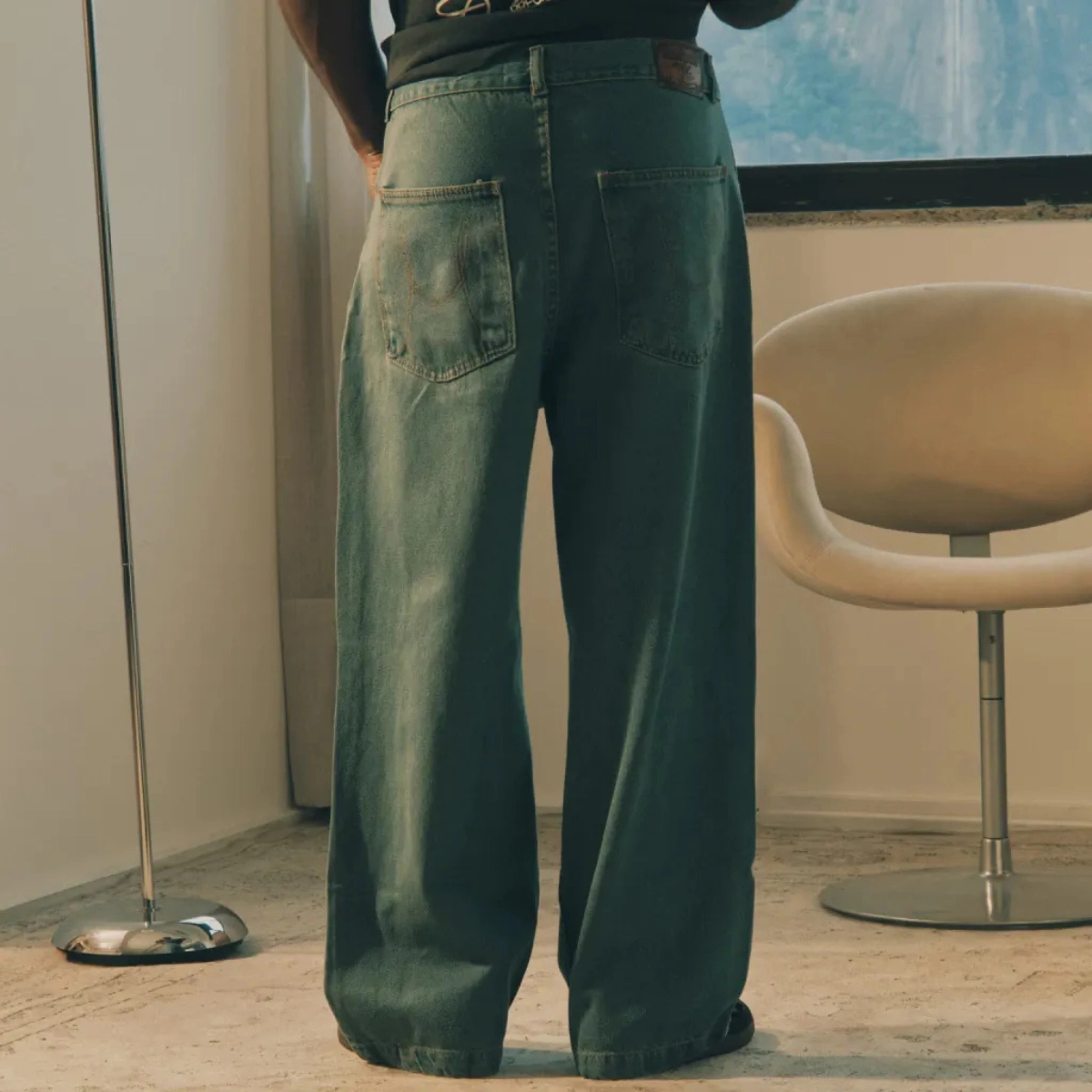 CALÇA MIDAS WASHED BLUE JEANS