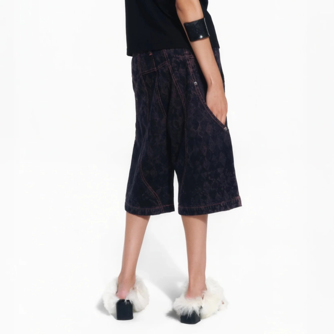BERMUDA MAD JEANS MAGIC PATTERN