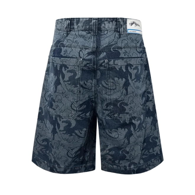 BERMUDA MAD JEANS DRAGON CAMO
