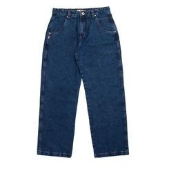 CALCA HIGH JEANS LOGO LINE