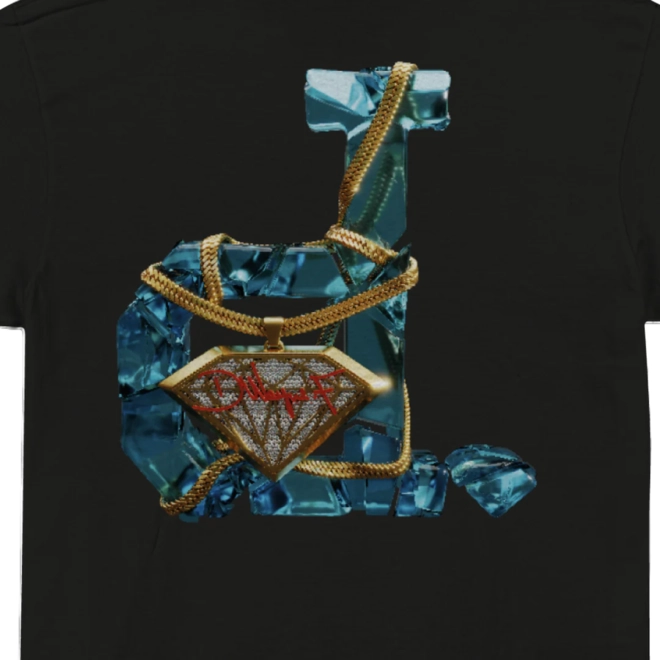 CAMISETA DIAMOND X DWAYNE BLACK