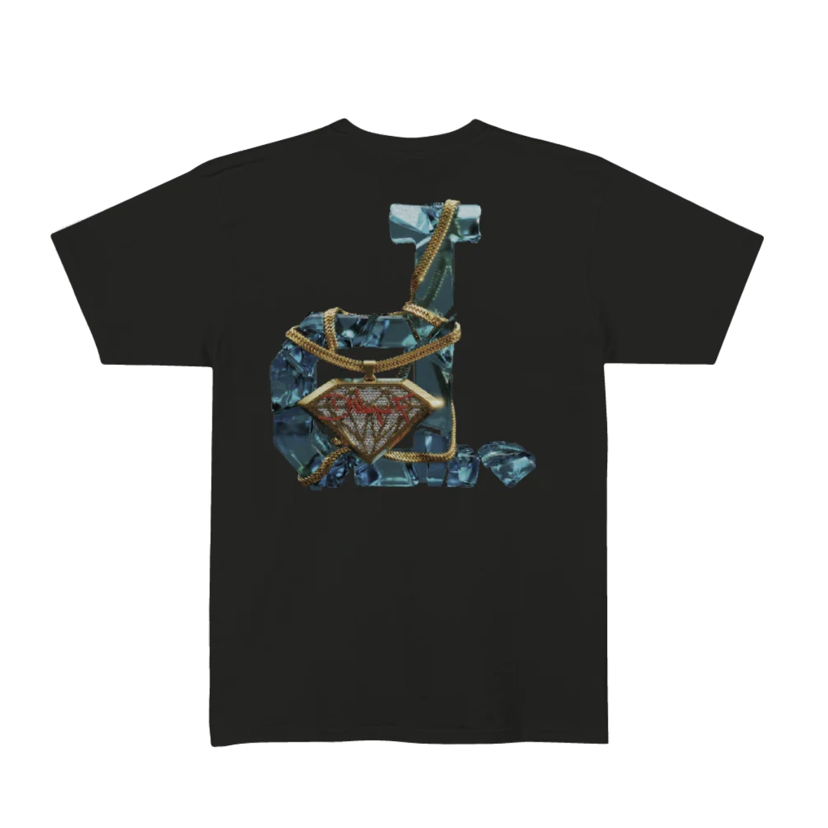 CAMISETA DIAMOND X DWAYNE BLACK