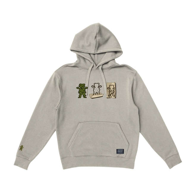 SWEATSHIRT GRIZZLY ROLLING HOODIE