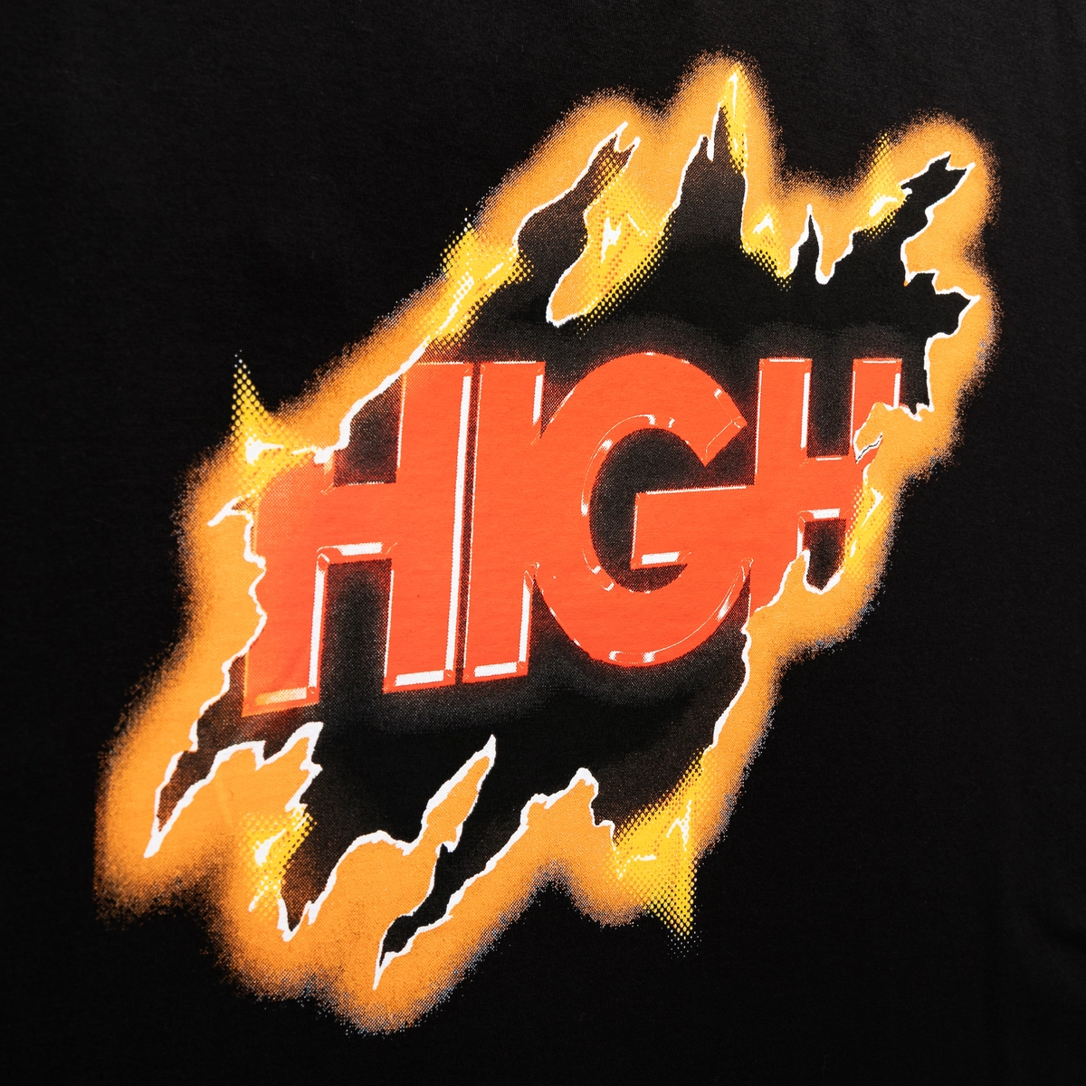 CAMISETA HIGH RAGGED BLACK