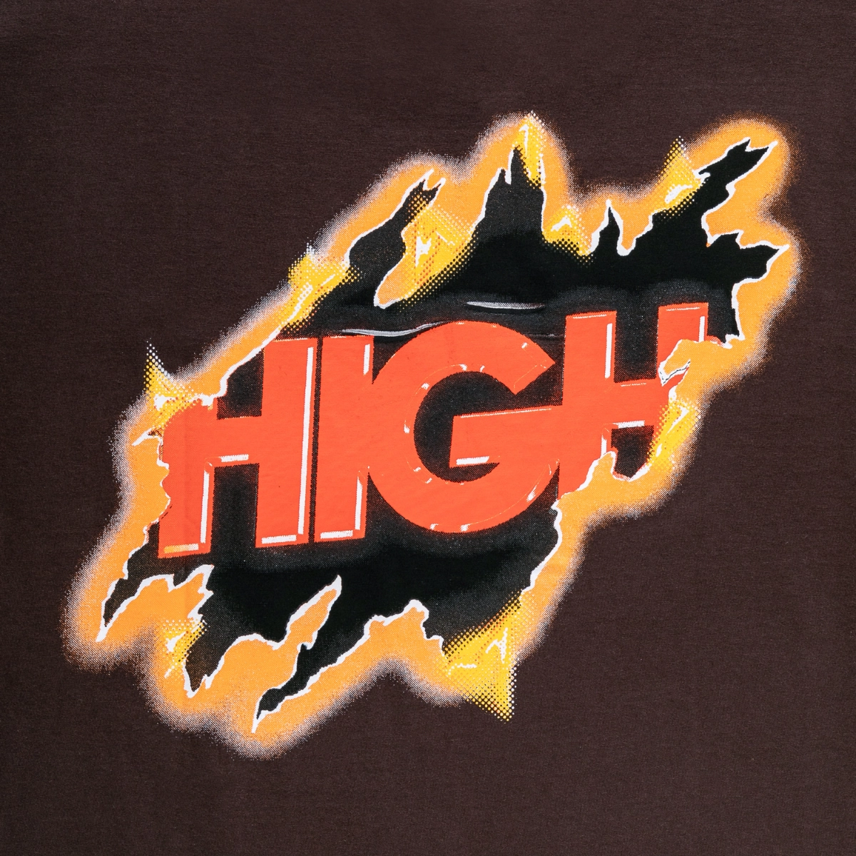 CAMISETA HIGH RAGGED BROWN