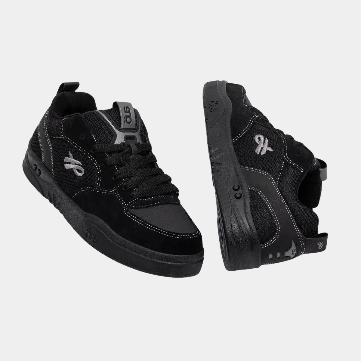 TENIS OUS FLUENTE PRETO CINZA ESSENCIAL
