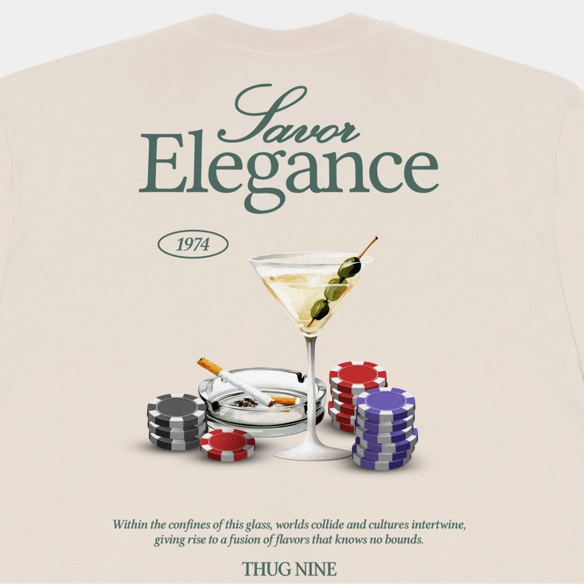 CAMISETA THUG NINE ELEGANCE