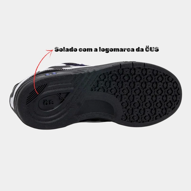 TÊNIS ÖUS FLUENTE GTX BLACK PIANO ESSENCIAL