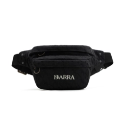 POCHETE BARRA "PATTERN B" JACQUARD PRETA