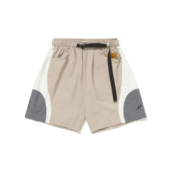 SHORT BARRA "B GARÇA" CIRCULAR BEGE