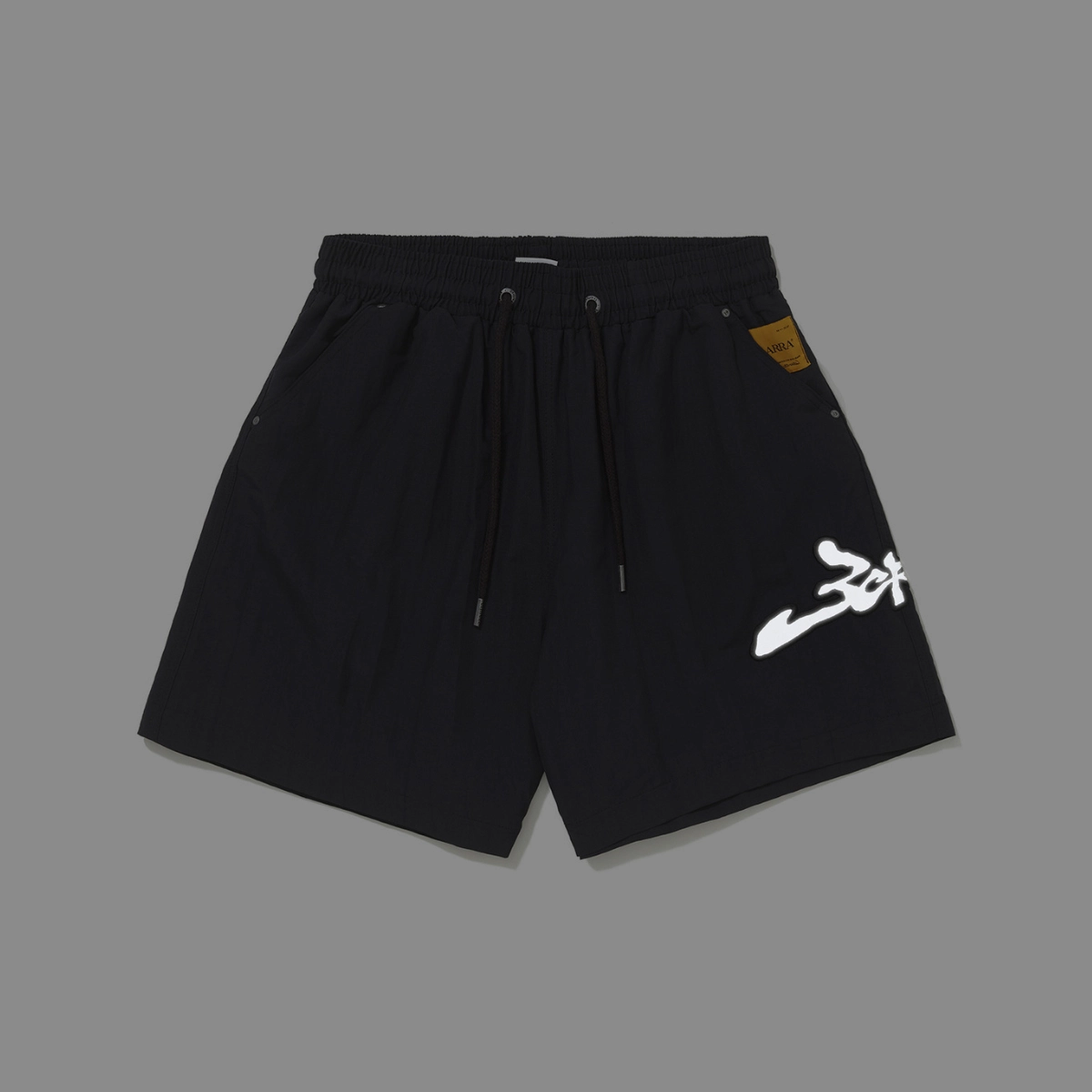 SHORT BARRA ASSINATURA LOGO REFLETIVO