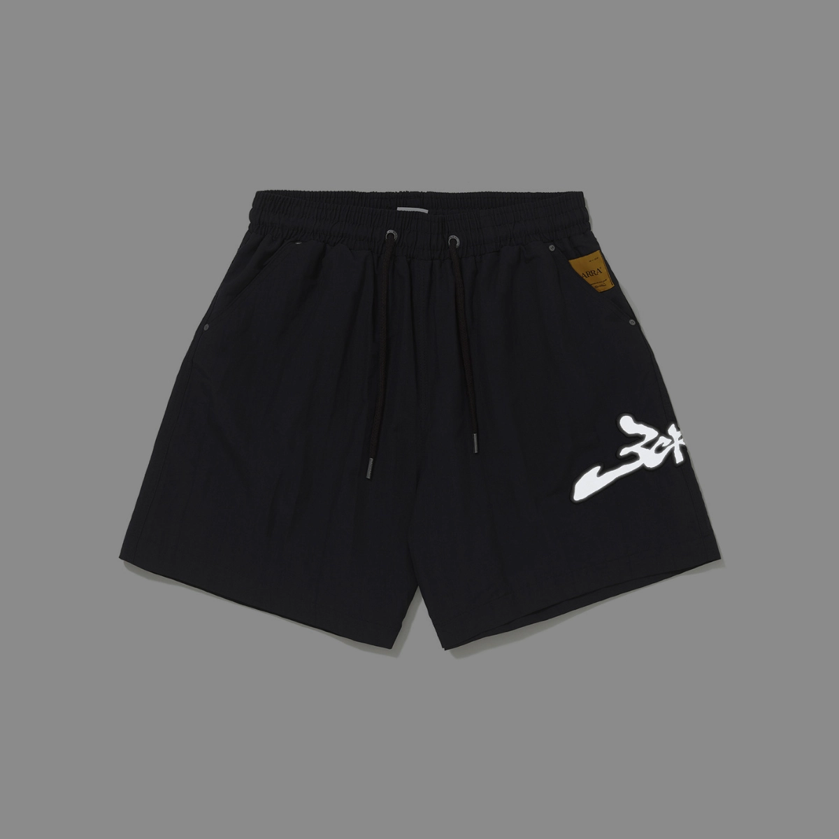 SHORT BARRA ASSINATURA LOGO REFLETIVO