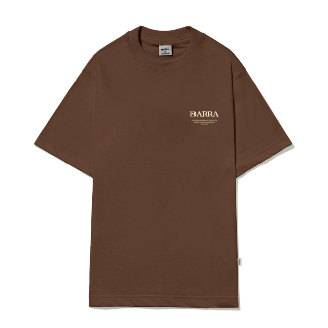CAMISETA BARRA RAIZES INSTITUCIONAL MARROM
