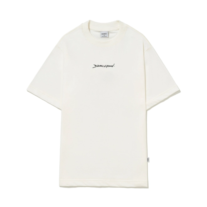 CAMISETA BARRA GOODS LOGO HANDMADE OFF WHITE
