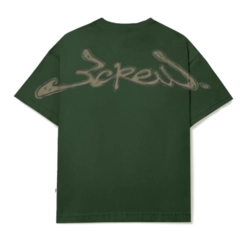 CAMISETA BARRA ASSINATURA LOGO HANDMADE VERDE