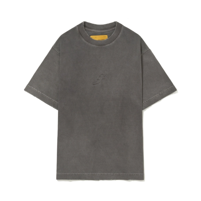 CAMISETA “B GARÇA” ALTO RELEVO PUÍDA GRAFITE