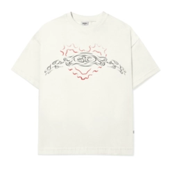 CAMISETA BARRA ICONOGRAFIA REMIX OFF WHITE