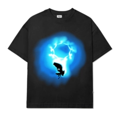 CAMISETA BARRA AHLMA ESPECTRO PRETA