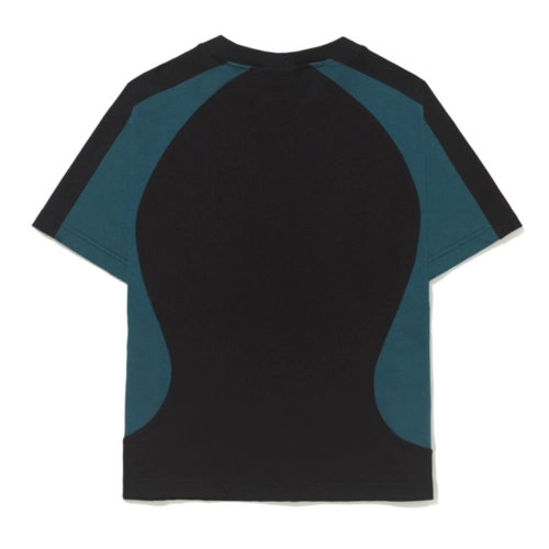 CAMISETA BARRA B GARCA RECORTADA PRETA