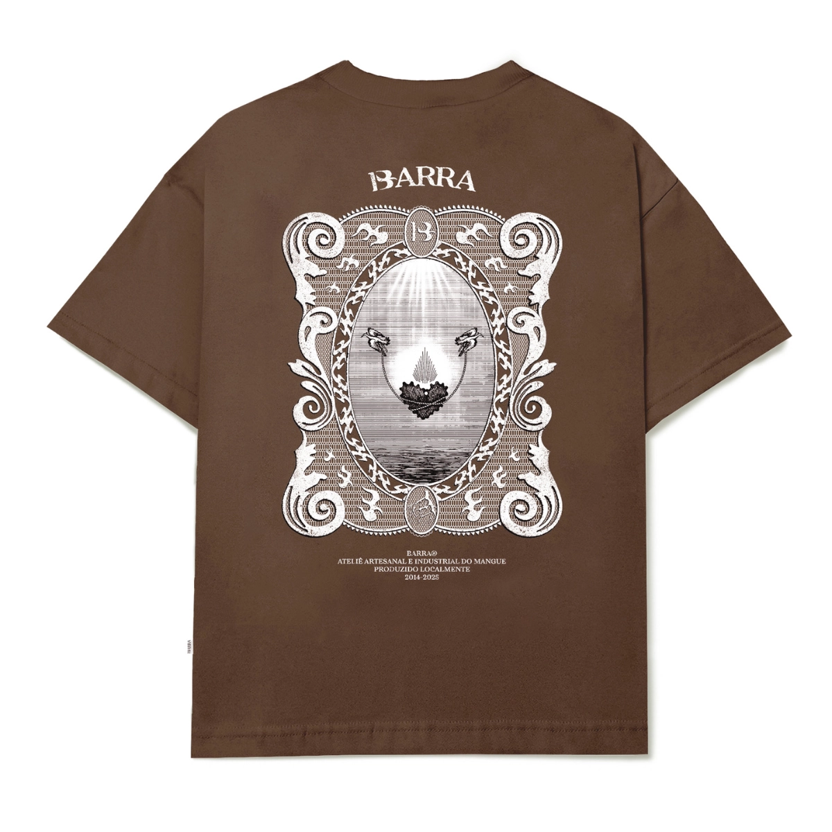 CAMISETA BARRA ATELIÊ MARROM