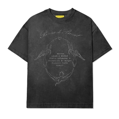 CAMISETA BARRA “ARCO” MARMORIZADA GRAFITE