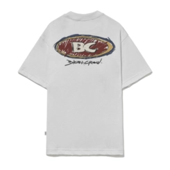 CAMISETA BARRA “GOODS LOGO” HANDMADE CINZA