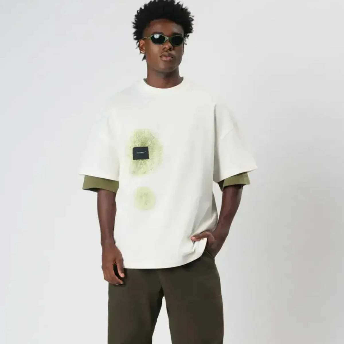 CAMISETA THESAINT OVERSIZED BOTANICA DAGUA