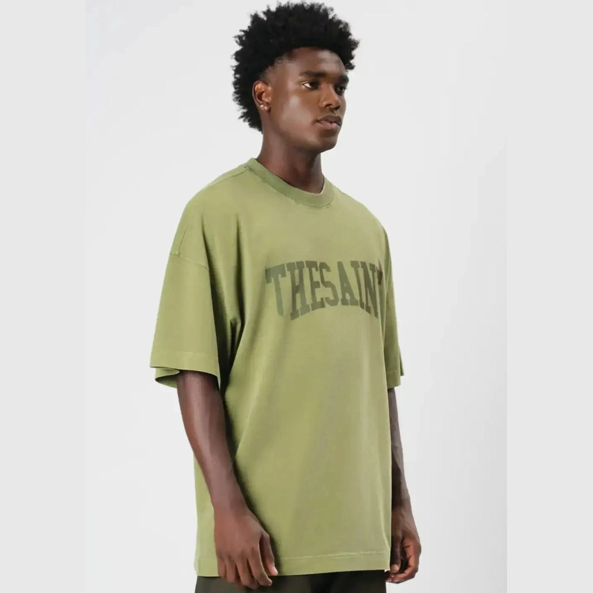 CAMISETA THESAINT OVERSIZED STONED