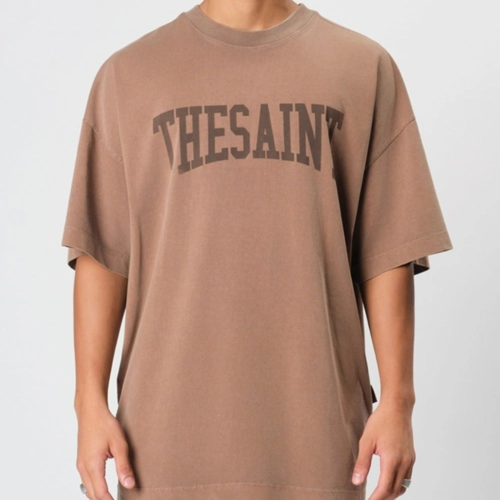 CAMISETA THESAINT OVERSIZED STONED