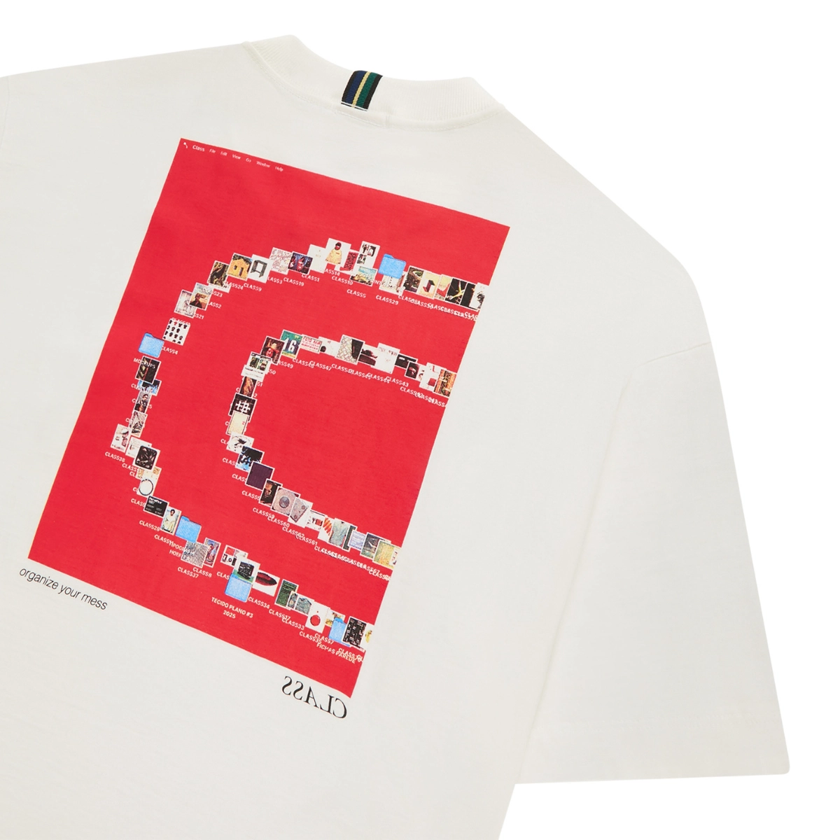 CAMISETA CLASS "MINI CLS DESKTOP" OFF-WHITE