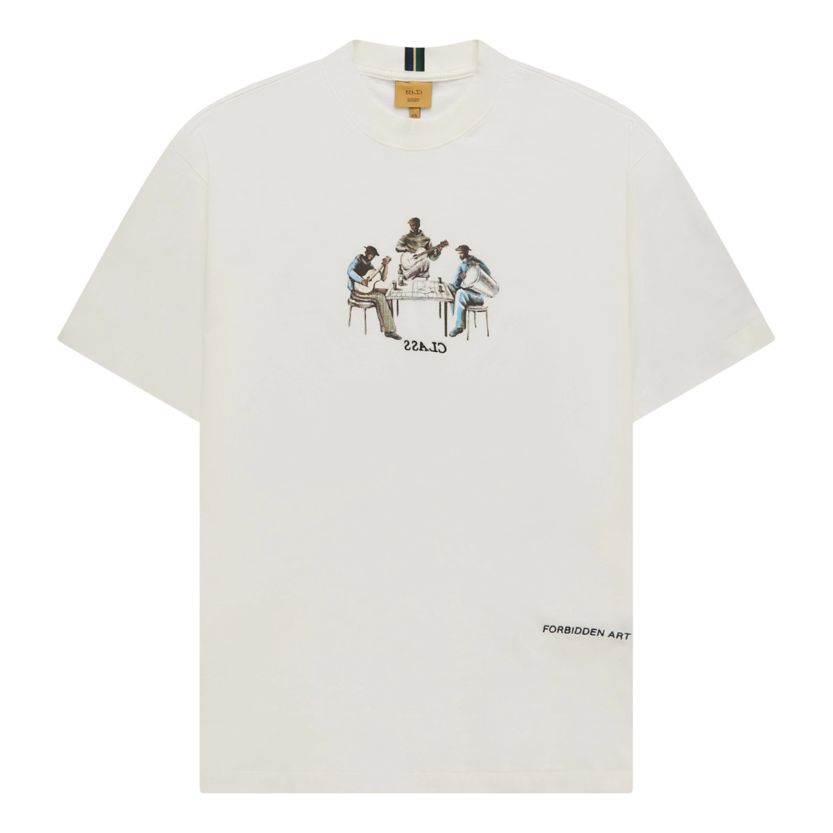 CAMISETA CLASS "ARTE PROIBIDA" OFF-WHITE