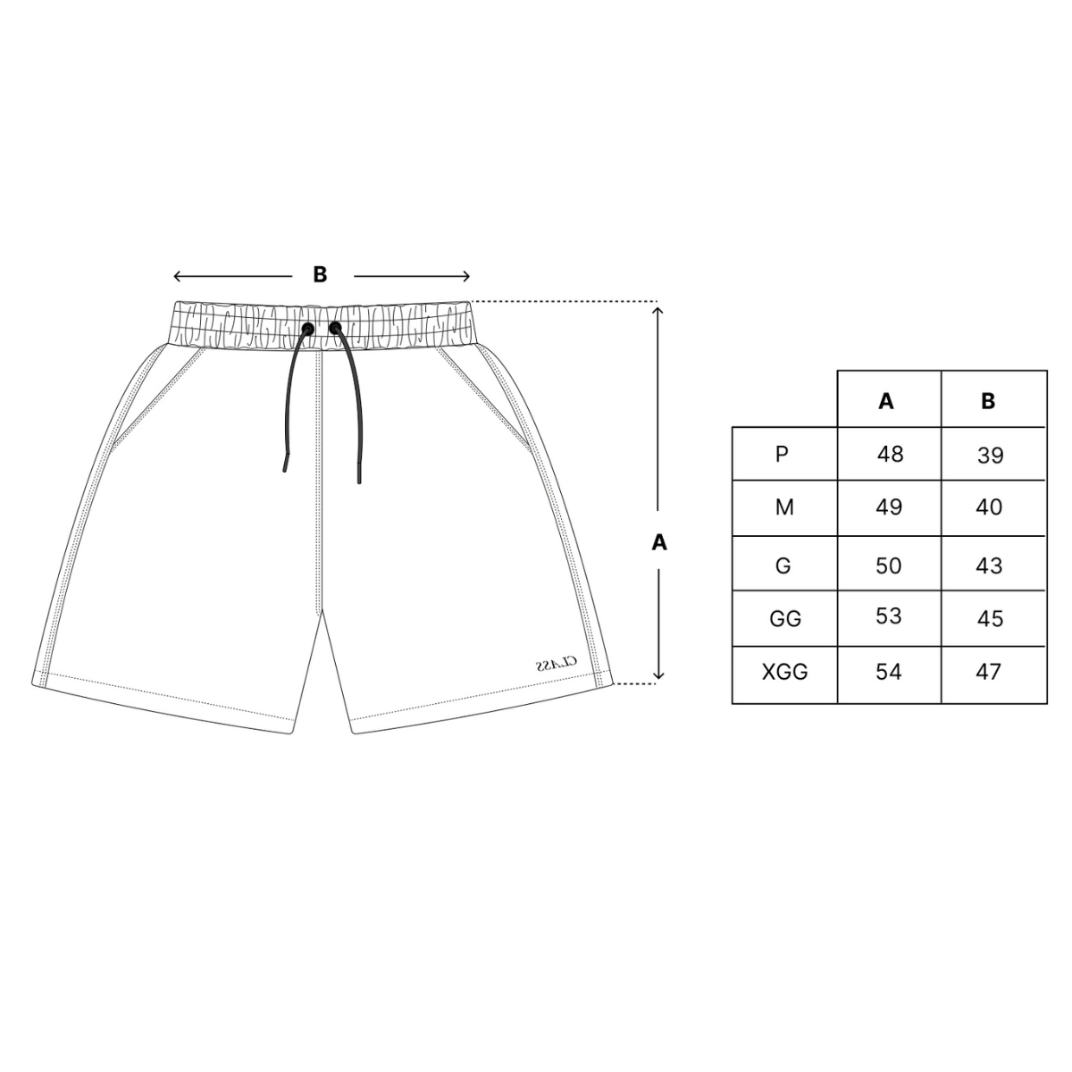 SHORT "CLASS INVERSO" LÍTIO