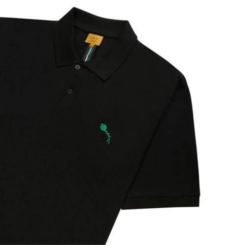 CLASSIC POLO SHIRT CLASS "PIPA" BLACK