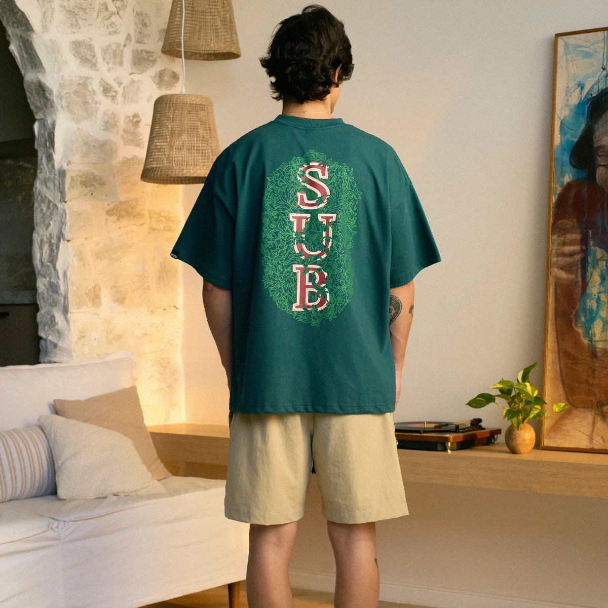 CAMISETA SUB FOLIAGE BOXY