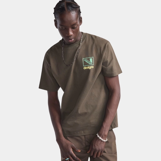 CAMISETA VANS ART PRODUCTION SS COAL BROWN