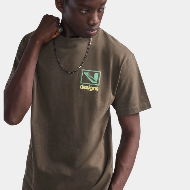 CAMISETA VANS ART PRODUCTION SS COAL BROWN